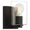 Access Lighting Oslo, 1 Light LED Wall Sconce  Vanity, Matte Black Finish, Clear Glass 62580LEDDLP-MBL/CLR - alternate 1